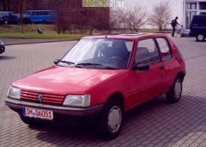 Peugeot 205 1.1 л 54 л.с. (1987–1989)