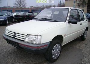 Peugeot 205 1.1 л 54 л.с. (1987–1989)